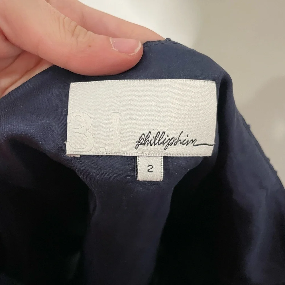 3.1 Phillip Lim Blue Textured Skirt 2